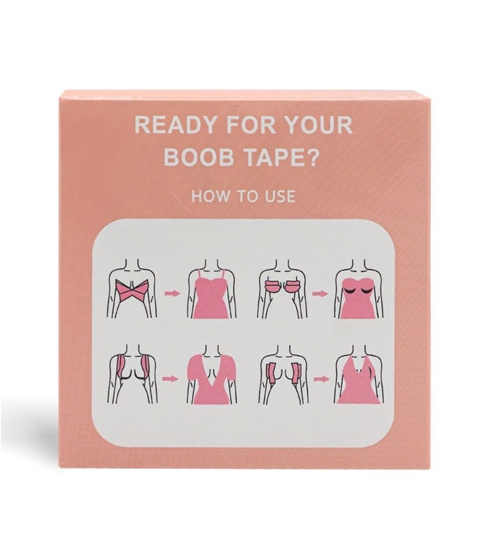 خرید عمده چسب لیفت سینه نواری 5 متری Boob Tape کد 75