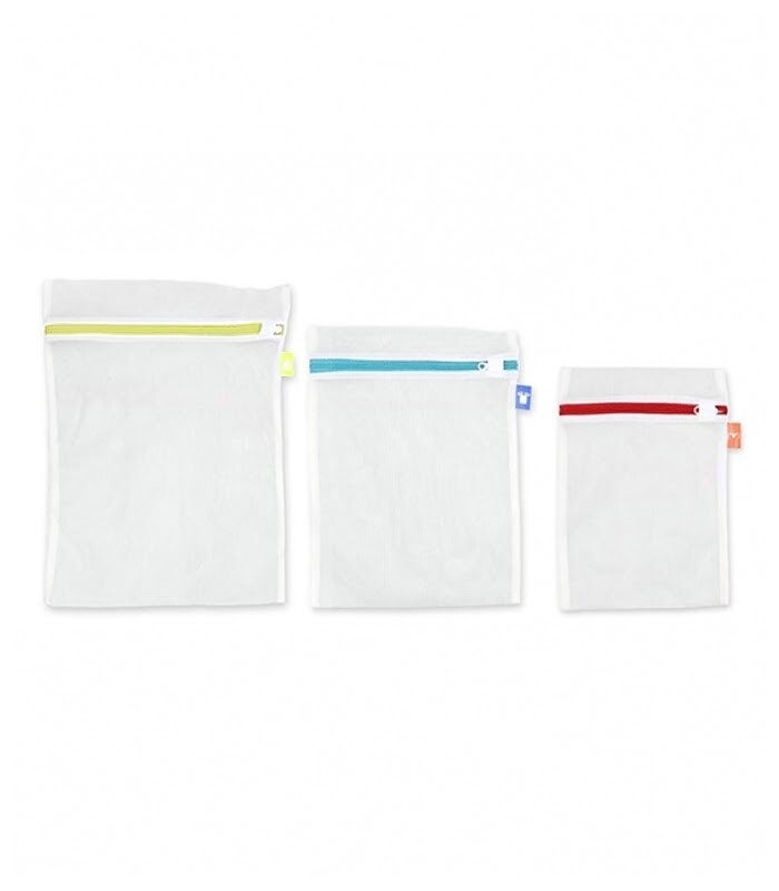خرید عمده  پک کیسه محافظ لباسشویی کد 343 در سه سایز - بسته 3 عددی - بسته 12 عددی