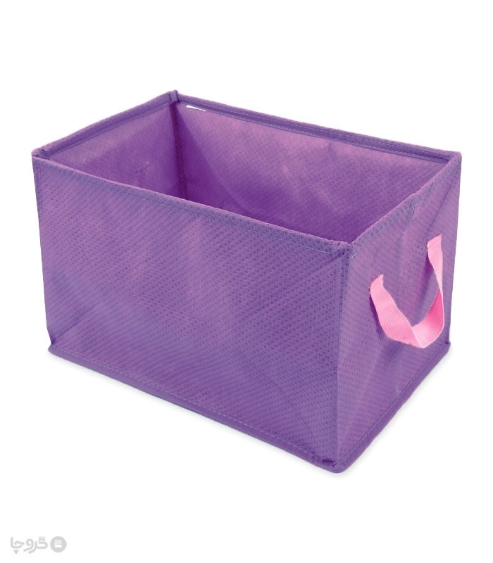 خرید عمده  باکس نظم دهنده شلوار استند دار کد 417 ابعاد 23×24×40 سانتی متر - بسته 12 عددی