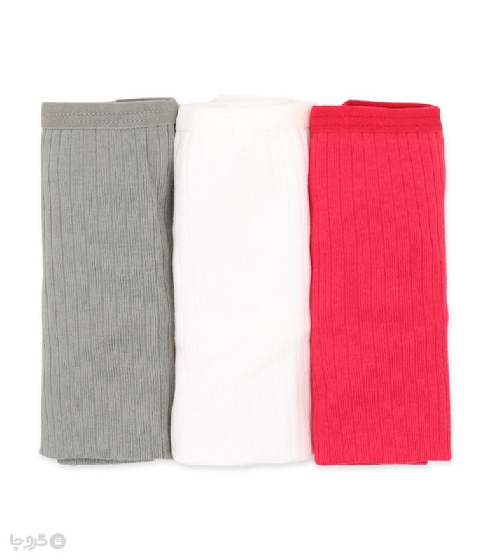 خرید عمده پک شورت زنانه اسلیپ نخی کبریتی Misspel میسپل کد 6100 میکس ساده - 4 بسته 3 عددی