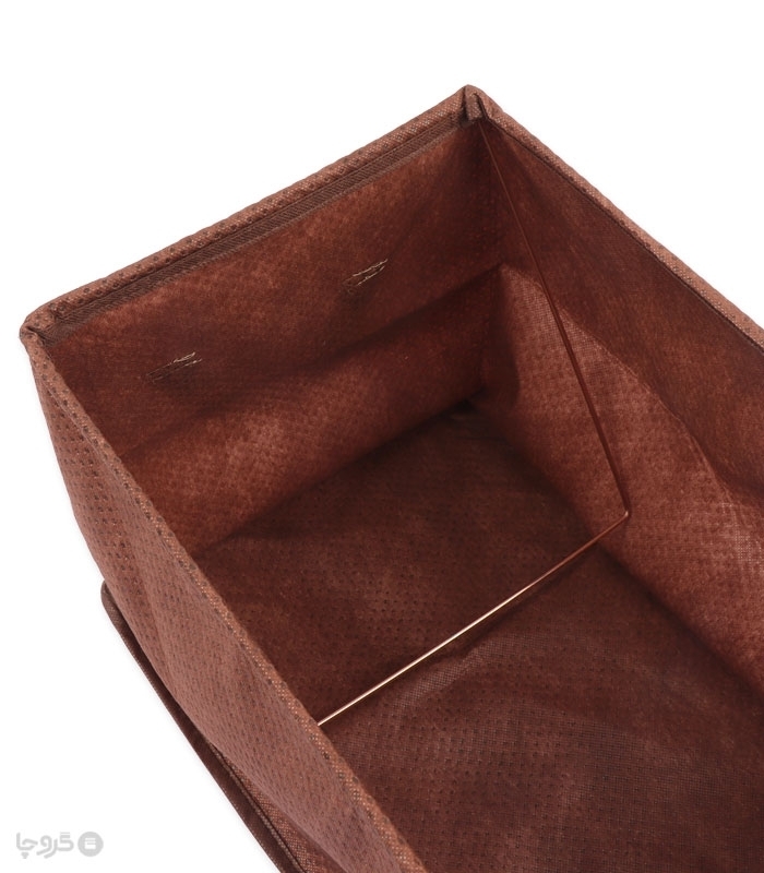 خرید عمده  باکس نظم دهنده شلوار استند دار کد 417 ابعاد 23×24×40 سانتی متر - بسته 12 عددی