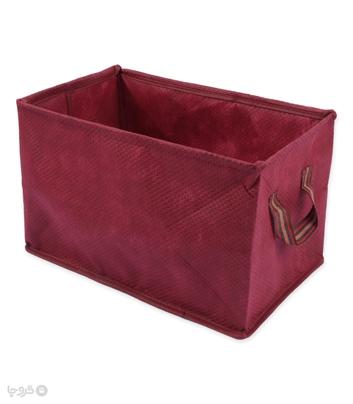 خرید عمده  باکس نظم دهنده شلوار استند دار کد 417 ابعاد 23×24×40 سانتی متر - بسته 12 عددی