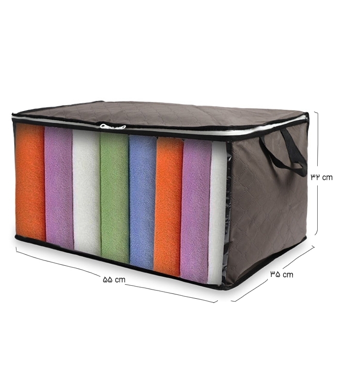 خرید عمده  بقچه تمام پنجره ضد آب کد 363 ابعاد 32×35×55 سانتی متر  - بسته 12 عددی