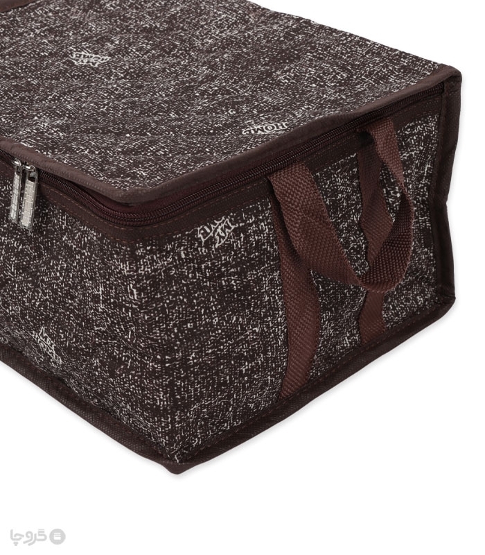 خرید عمده  بقچه ترگال زیپ دار کد 430 طرح My Home - بسته 12 عددی