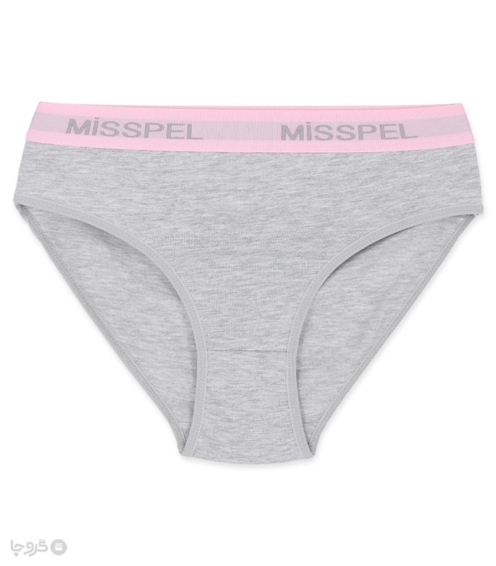 خرید عمده پک شورت زنانه اسلیپ نخی کش از رو Misspel میسپل کد 1470 میکس ساده - بسته 12 عددی