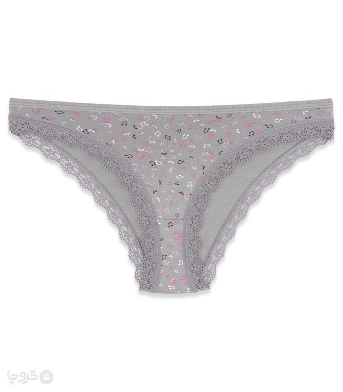 خرید عمده پک شورت زنانه اسلیپ نخ و گیپور Misspel میسپل کد 445 میکس طرح‌دار - بسته 12 عددی