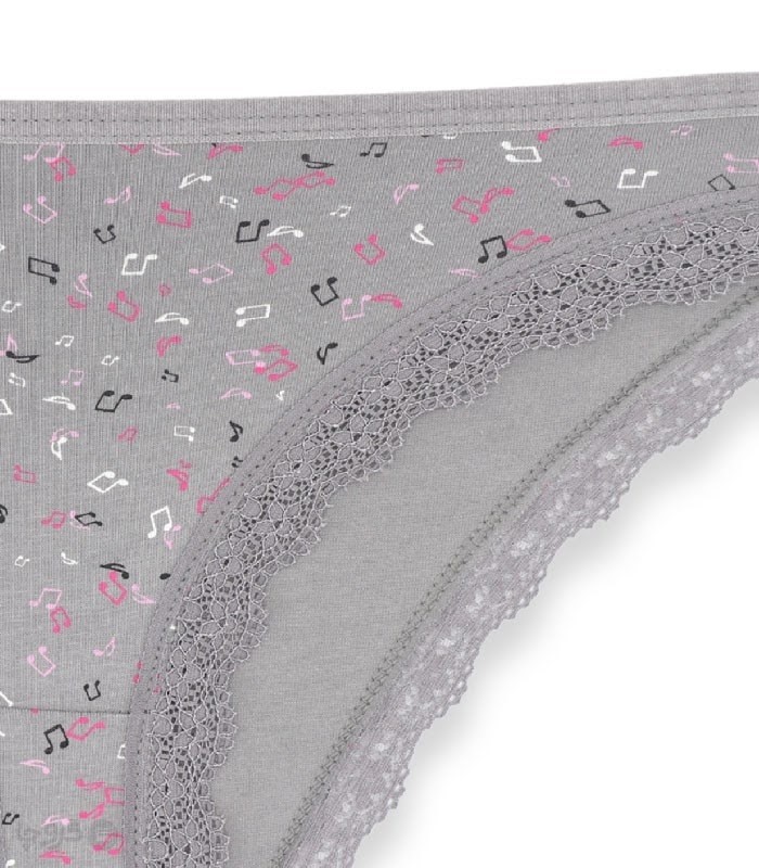 خرید عمده پک شورت زنانه اسلیپ نخ و گیپور Misspel میسپل کد 445 میکس طرح‌دار - بسته 12 عددی