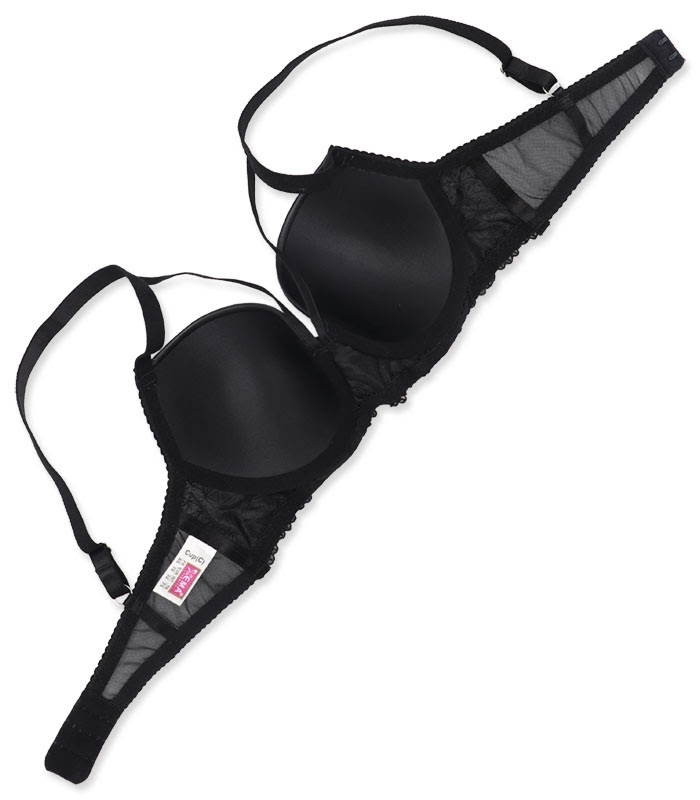 پک ست شورت و سوتین کاپدار فنردار چرم و تور اما گلدوزی کد 3085 - بسته 5 عددی