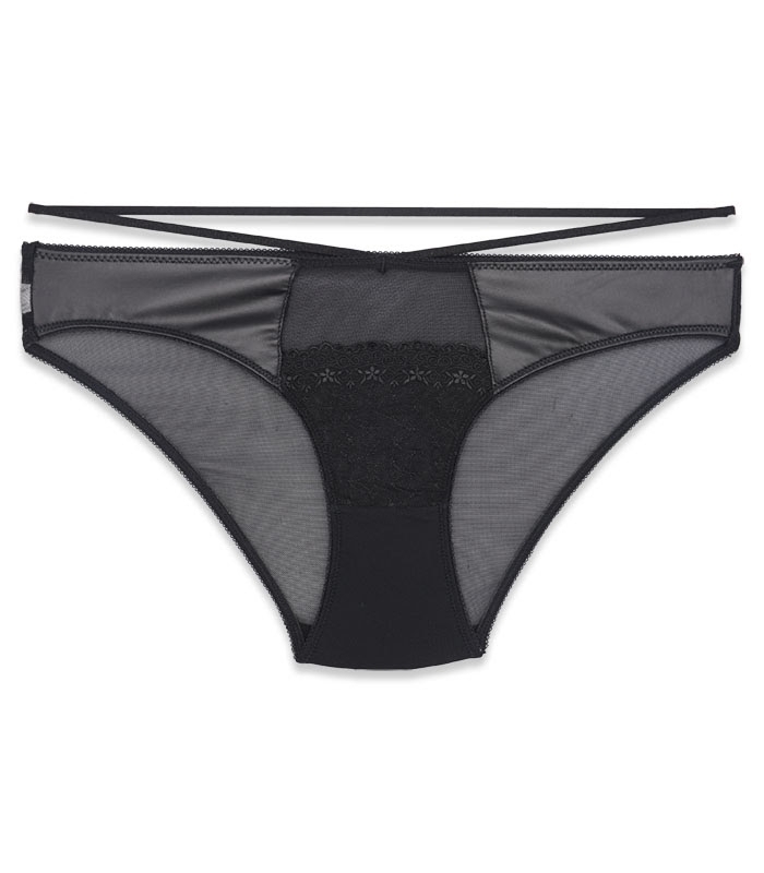 پک ست شورت و سوتین کاپدار فنردار چرم و تور اما گلدوزی کد 3085 - بسته 5 عددی