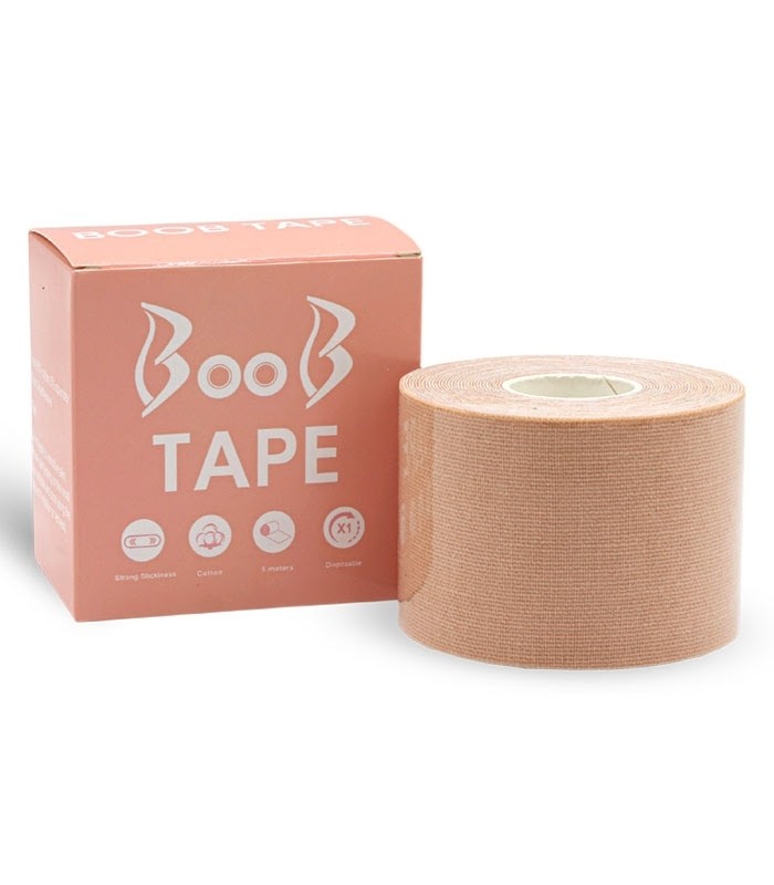 خرید عمده چسب لیفت سینه نواری 5 متری Boob Tape کد 75