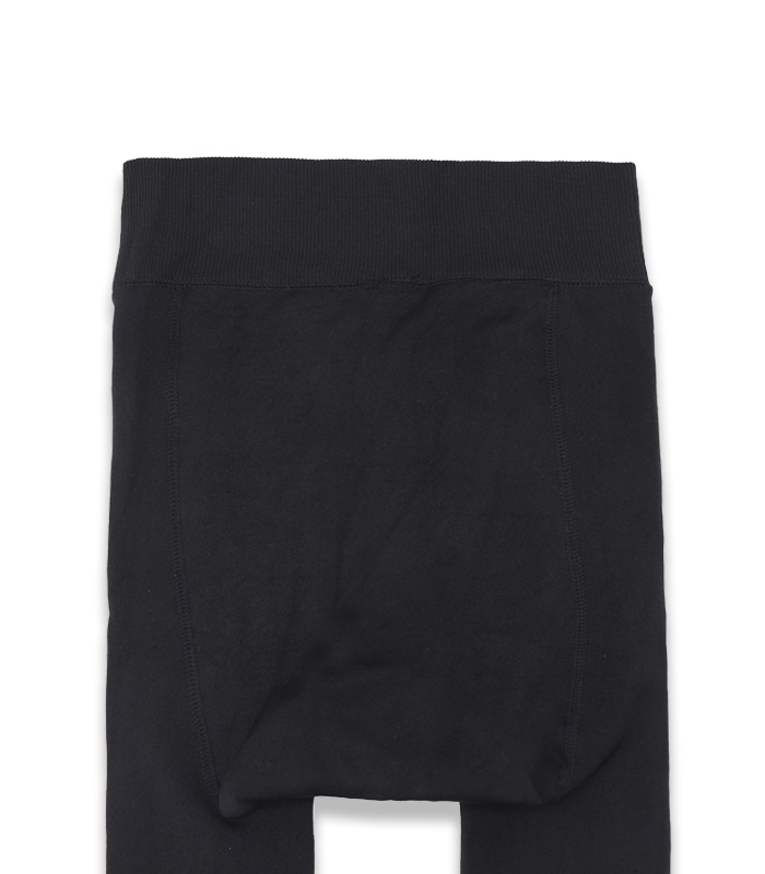 خرید عمده  پک لگ زنانه تو خزدار دمپا کش مشکی - بسته 12 عددی