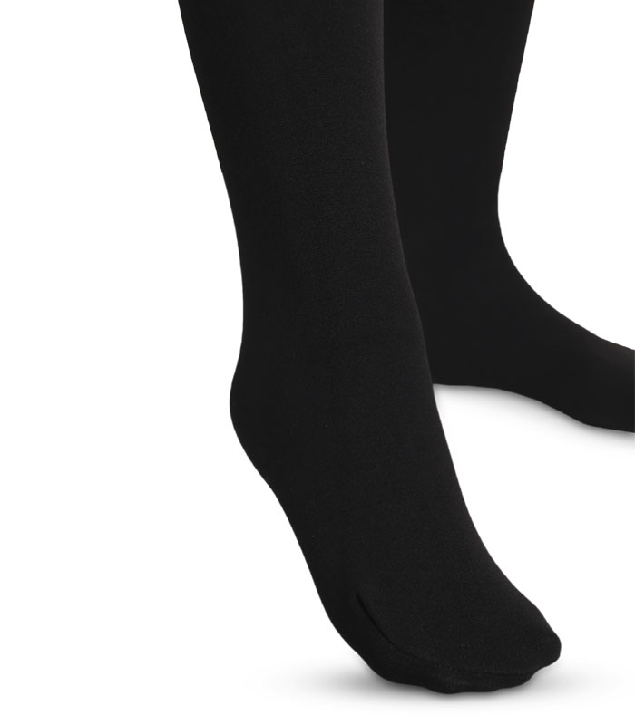 خرید عمده  پک جوراب شلواری تو کرکی ضخیم کد 5526 مشکی - بسته 12 عددی