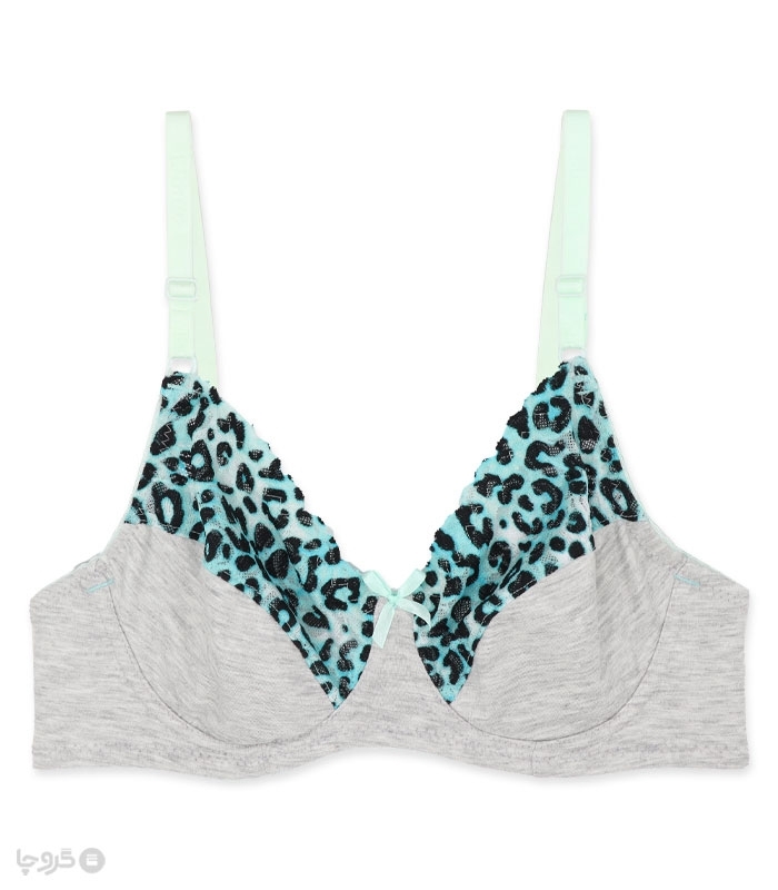 خرید عمده پک سوتین توری فنردار ژوبین کد 10880 طرح پلنگی - بسته 4 عددی