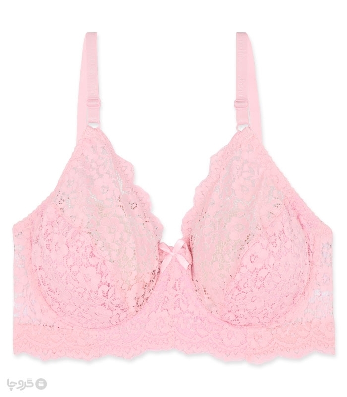 پک ست شورت و سوتین تور و گیپور فنردار ژوبین کد 7000 طرح گل - بسته 4 عددی