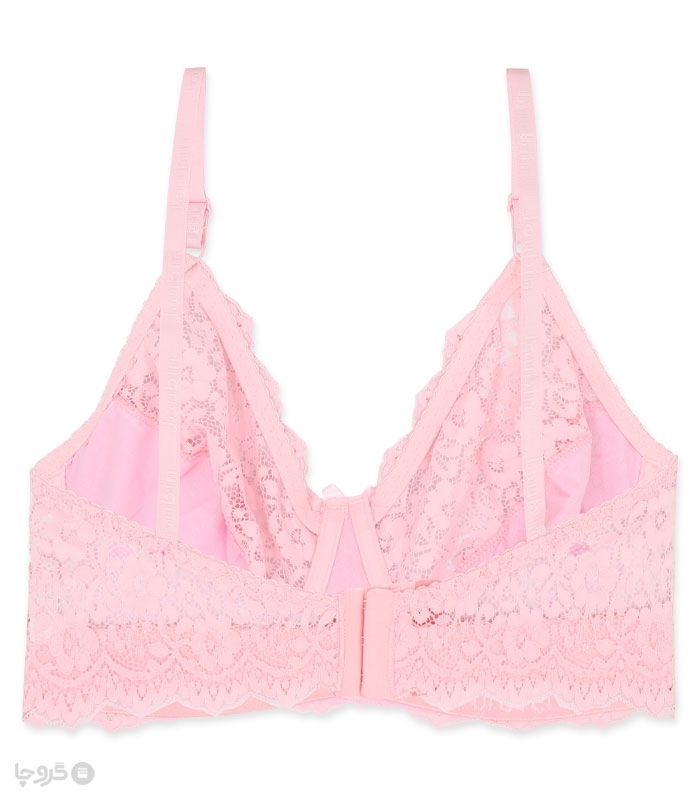 پک ست شورت و سوتین تور و گیپور فنردار ژوبین کد 7000 طرح گل - بسته 4 عددی