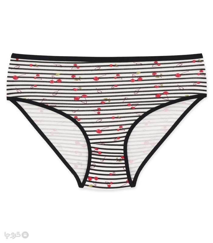 خرید عمده پک شورت زنانه اسلیپ نخی Misspel میسپل کد 446 میکس طرح‌دار - بسته 12 عددی