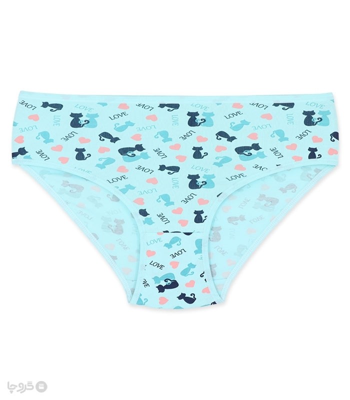 خرید عمده پک شورت زنانه اسلیپ نخی Misspel میسپل کد 446 میکس طرح‌دار - بسته 12 عددی