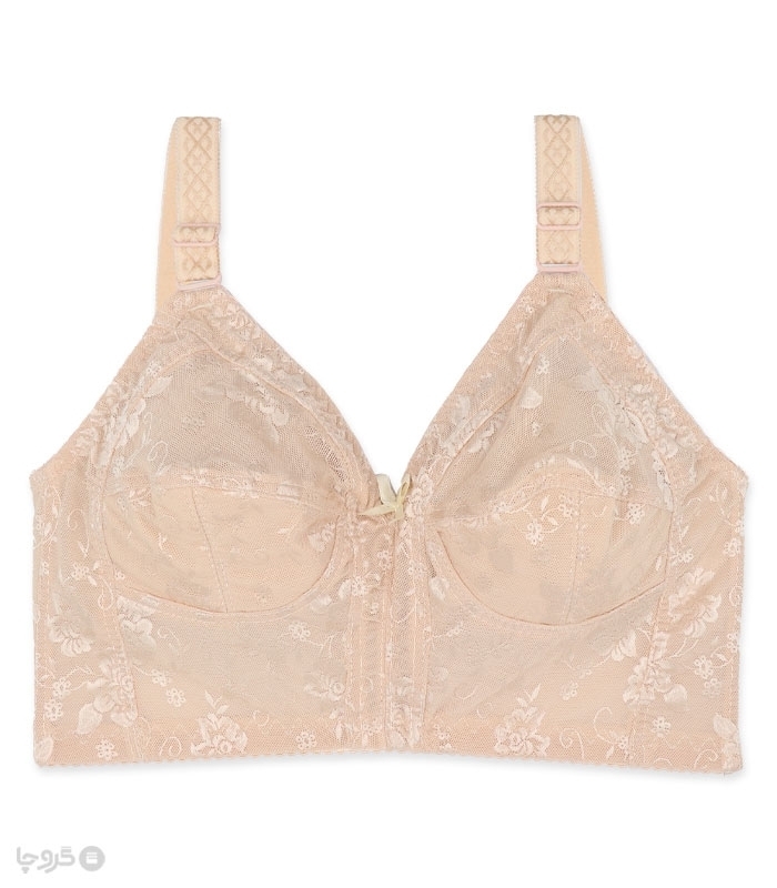 پک سوتین مینی مایزر بلند سه تکه توری بدون فنر ژوبین کد 1044 - بسته 4 عددی