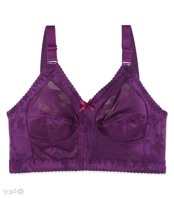 پک سوتین مینی مایزر بلند سه تکه توری بدون فنر ژوبین کد 1044 - بسته 4 عددی