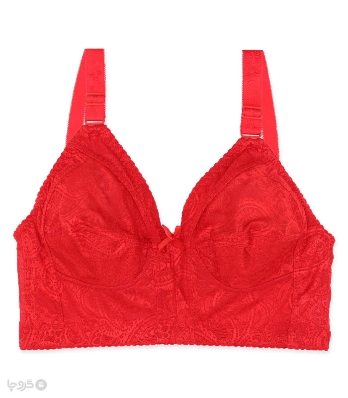 پک سوتین مینی مایزر بلند سه تکه توری بدون فنر ژوبین کد 1044 - بسته 4 عددی