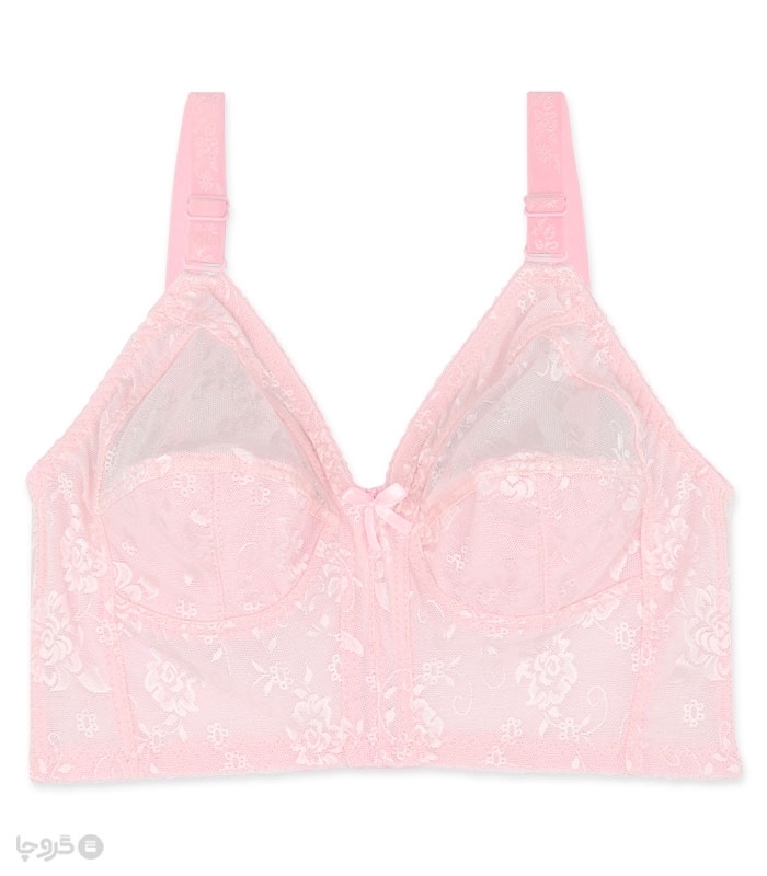 پک سوتین نیمه بلند توری کش پهن بدون فنر ژوبین کد 1055 - بسته 4 عددی