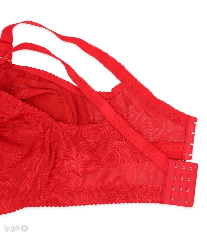 پک سوتین نیمه بلند توری کش پهن بدون فنر ژوبین کد 1055 - بسته 4 عددی