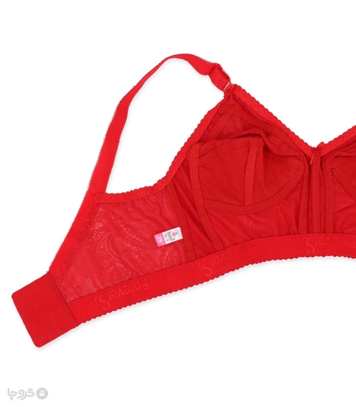 پک سوتین نیمه بلند توری کش پهن بدون فنر ژوبین کد 1055 - بسته 4 عددی