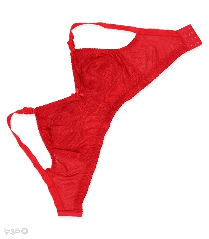 پک سوتین نیمه بلند توری کش پهن بدون فنر ژوبین کد 1055 - بسته 4 عددی