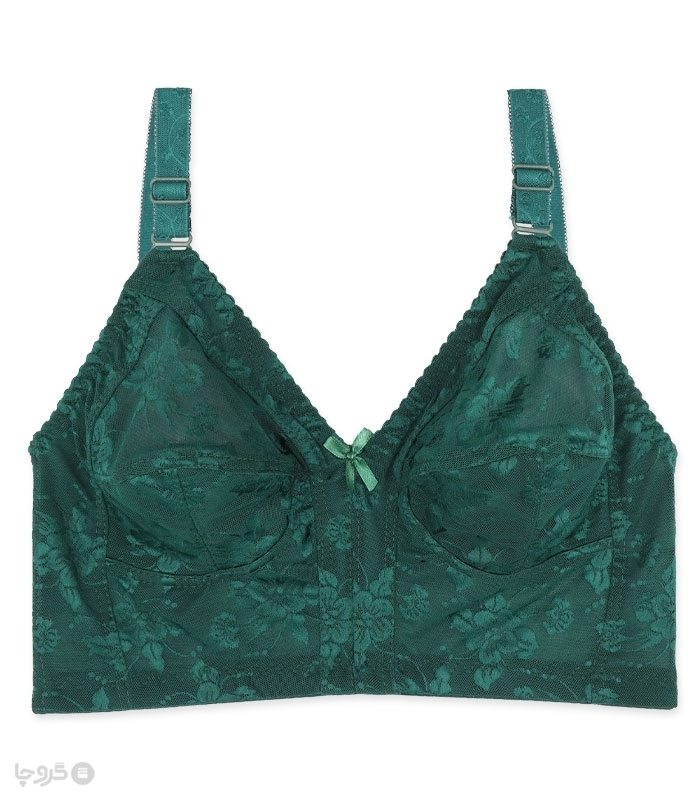 پک سوتین نیمه بلند توری کش پهن بدون فنر ژوبین کد 1055 - بسته 4 عددی