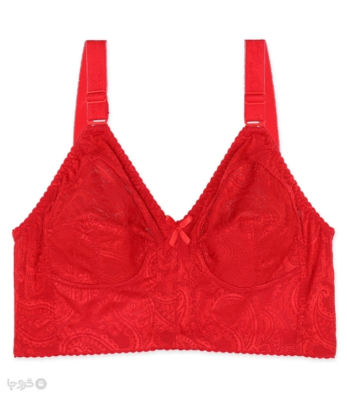 پک سوتین نیمه بلند توری کش پهن بدون فنر ژوبین کد 1055 - بسته 4 عددی