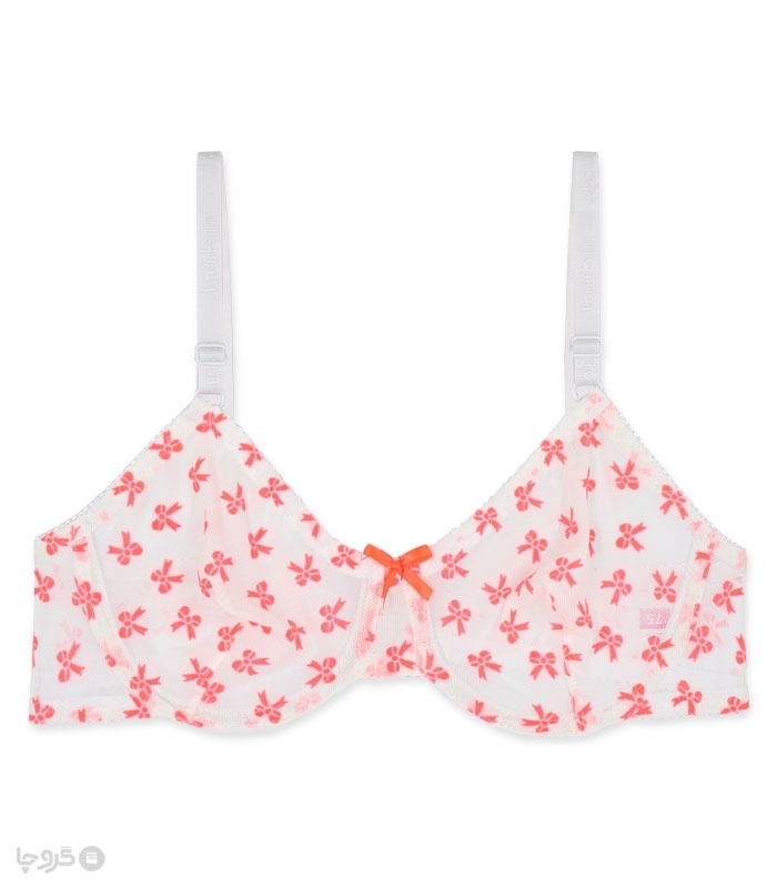 پک ست شورت و سوتین توری فنردار ژوبین کد 1404 طرح پاپیون مخمل - بسته 4 عددی