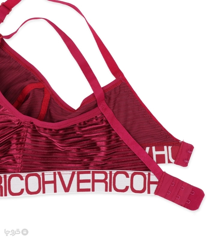 پک ست شورت و سوتین مخمل بدون فنر ژوبین کد 2012 - بسته 4 عددی