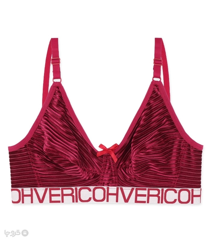 پک ست شورت و سوتین مخمل بدون فنر ژوبین کد 2012 - بسته 4 عددی