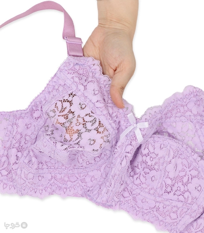 پک ست شورت و سوتین مینی مایزر گیپور بدون فنر ژوبین کد 2034 - بسته 4 عددی