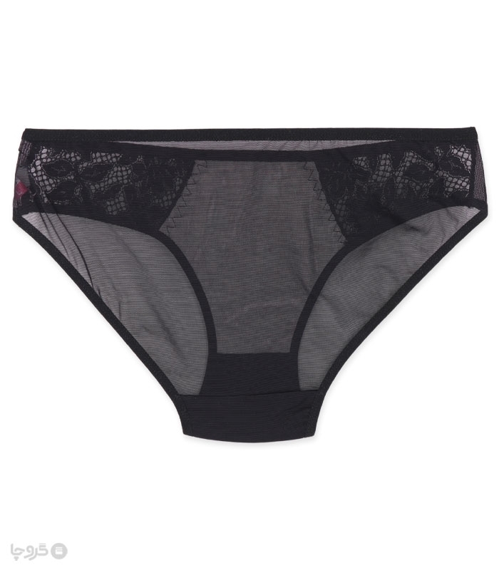 پک ست شورت و سوتین تور و مخمل فنردار ژوبین کد 55 طرح پلنگی - بسته 4 عددی