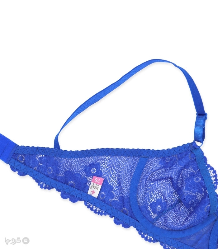 پک ست شورت و سوتین تور و گیپور فنردار ژوبین کد 111 - بسته 4 عددی