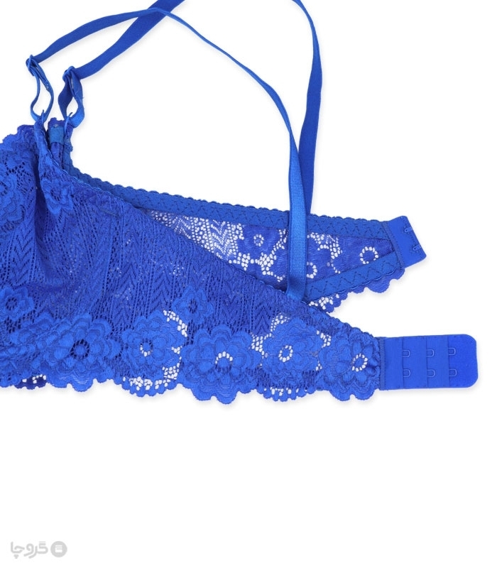 پک ست شورت و سوتین تور و گیپور فنردار ژوبین کد 111 - بسته 4 عددی