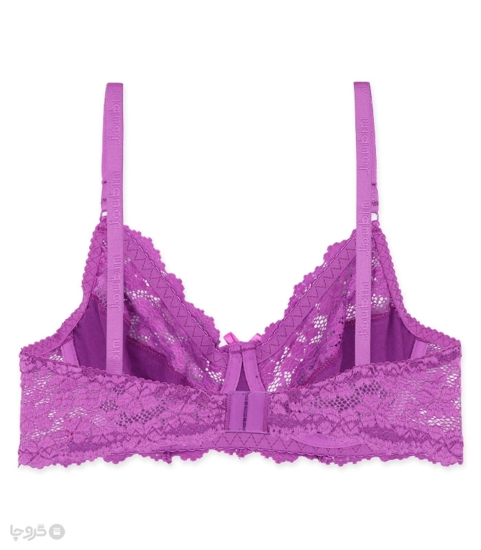 پک ست شورت و سوتین توری فنردار ژوبین کد 125 طرح گلدوزی - بسته 4 عددی