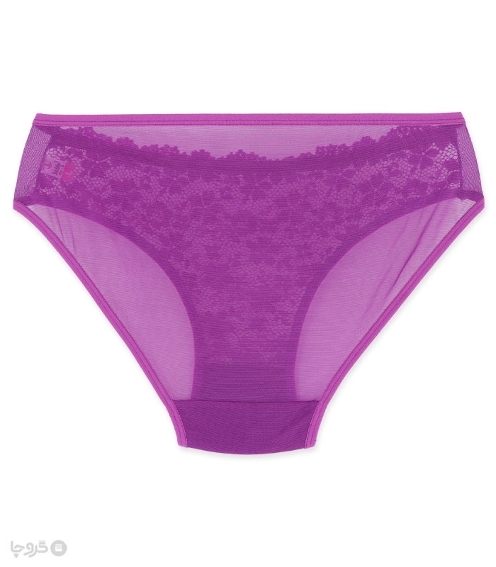 پک ست شورت و سوتین توری فنردار ژوبین کد 125 طرح گلدوزی - بسته 4 عددی