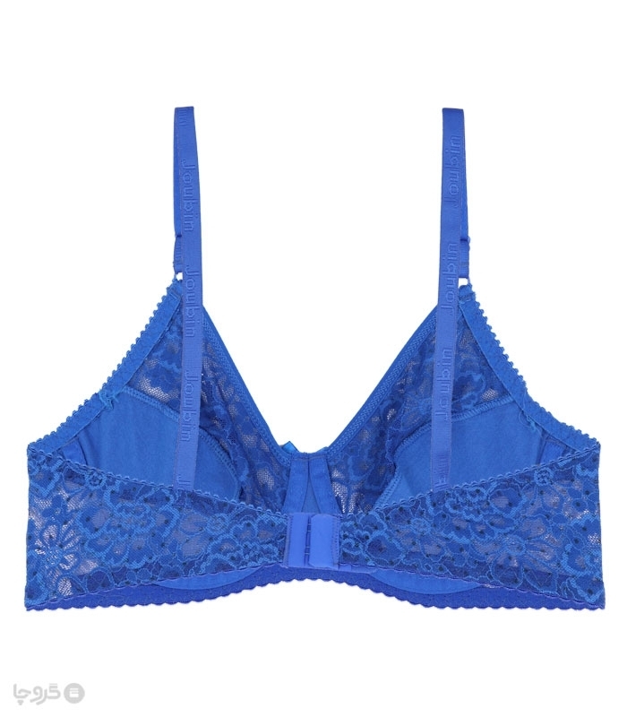 خرید عمده پک ست شورت و سوتین توری فنردار ژوبین کد 203 طرح گل و خالخالی - بسته 4 عددی