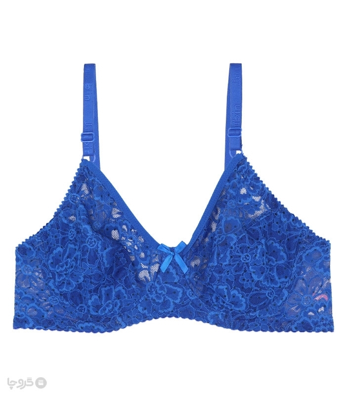 خرید عمده پک ست شورت و سوتین توری فنردار ژوبین کد 203 طرح گل و خالخالی - بسته 4 عددی