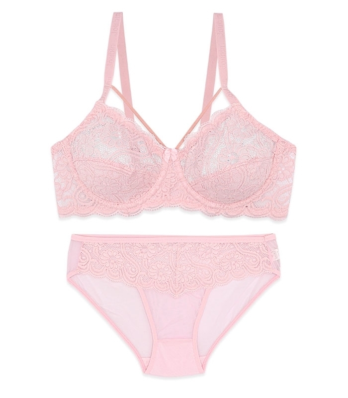 پک ست شورت و سوتین دانتل فنردار هارنس ژوبین کد 711 - بسته 4 عددی