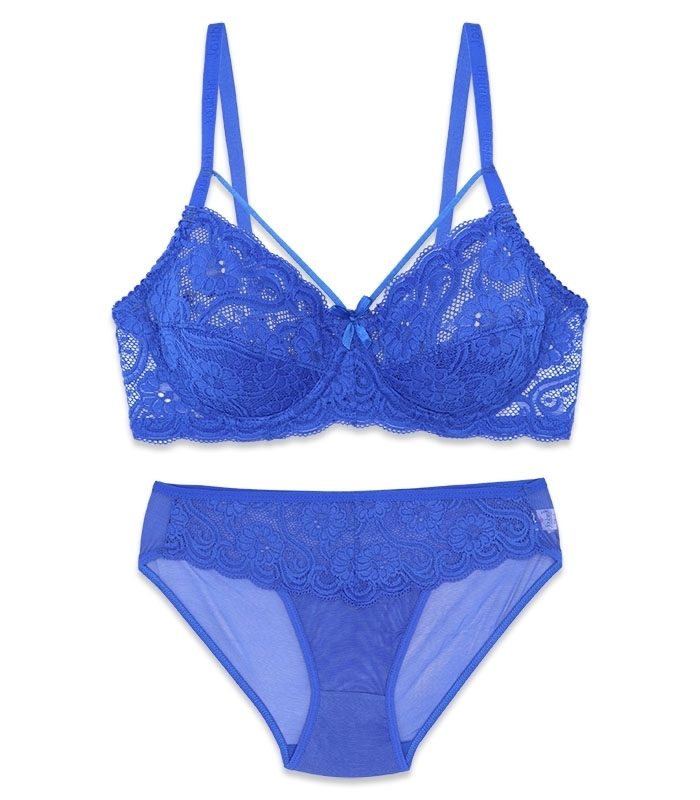 پک ست شورت و سوتین دانتل فنردار هارنس ژوبین کد 711 - بسته 4 عددی