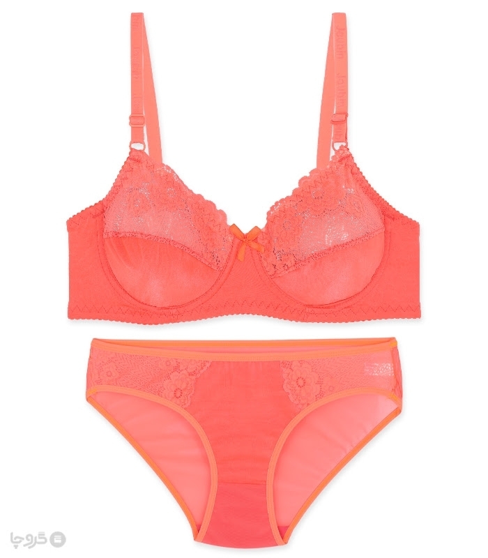 پک ست شورت و سوتین استرچ و دانتل فنردار ژوبین کد 888  - بسته 4 عددی