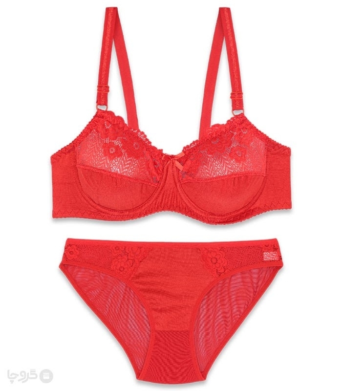 پک ست شورت و سوتین استرچ و دانتل فنردار ژوبین کد 888  - بسته 4 عددی