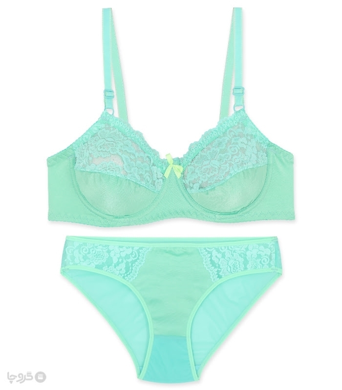 پک ست شورت و سوتین استرچ و دانتل فنردار ژوبین کد 888  - بسته 4 عددی