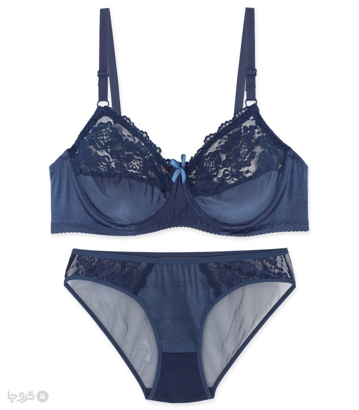 پک ست شورت و سوتین استرچ و دانتل فنردار ژوبین کد 888  - بسته 4 عددی