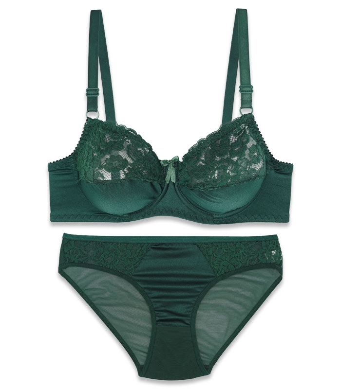 پک ست شورت و سوتین استرچ و دانتل فنردار ژوبین کد 888  - بسته 4 عددی