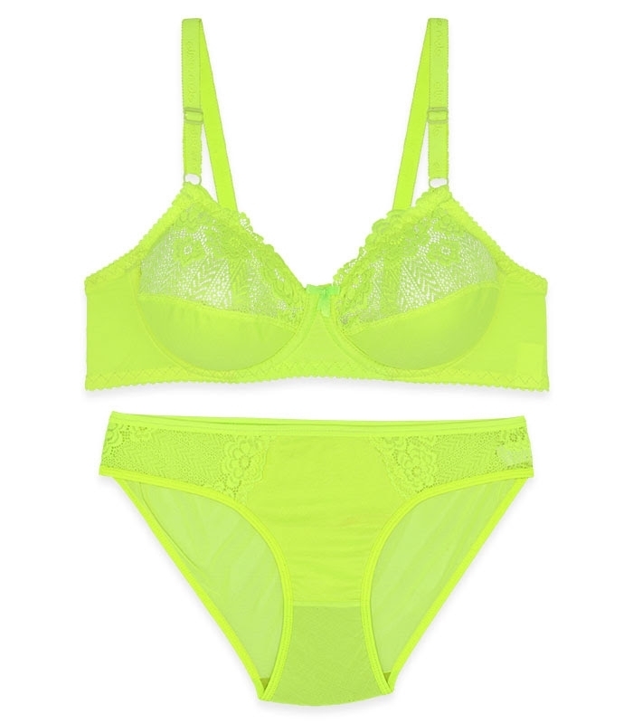 پک ست شورت و سوتین استرچ و دانتل فنردار ژوبین کد 888  - بسته 4 عددی