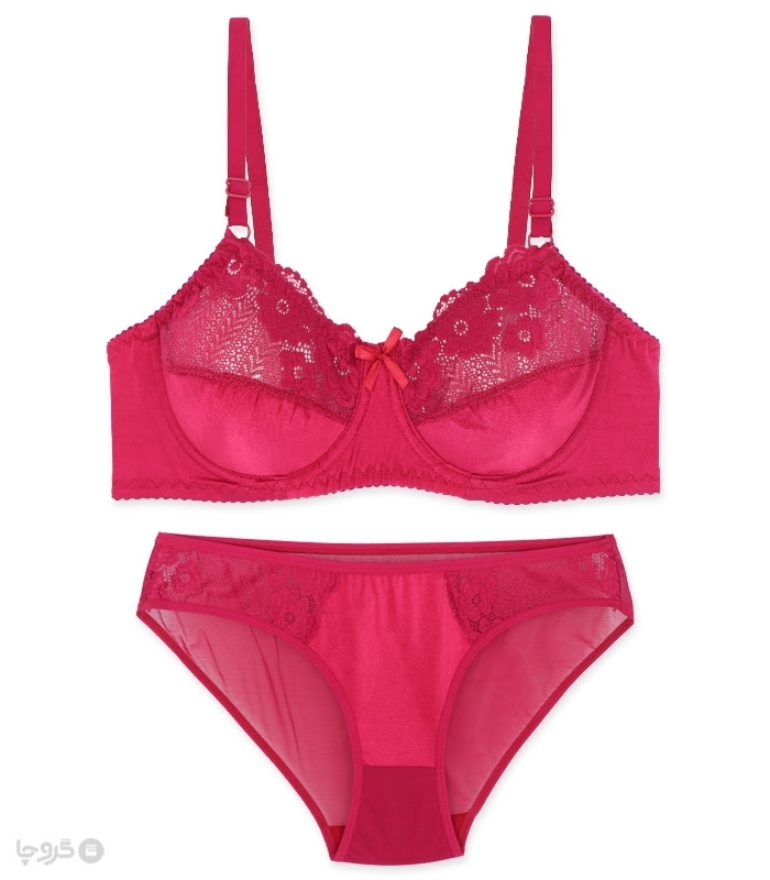 پک ست شورت و سوتین استرچ و دانتل فنردار ژوبین کد 888  - بسته 4 عددی